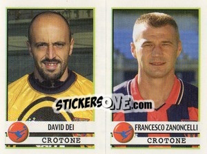 Cromo Dei / Zanoncelli  - Calciatori 2001-2002 - Panini