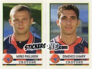 Cromo Pagliarini / Giampa  - Calciatori 2001-2002 - Panini