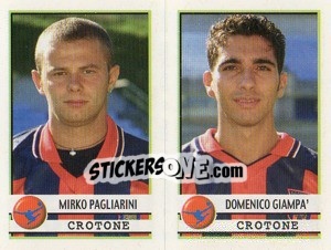 Sticker Pagliarini / Giampa  - Calciatori 2001-2002 n. 492 - Panini