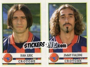 Sticker Juric / Fialdini  - Calciatori 2001-2002 n. 493 - Panini