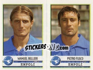 Figurina Belleri / Fusco  - Calciatori 2001-2002 - Panini