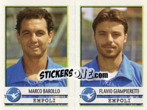 Sticker Barollo / Giampieretti  - Calciatori 2001-2002 n. 501 - Panini