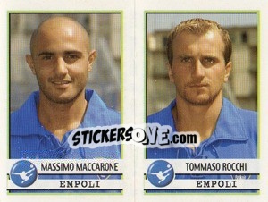 Figurina Maccarone / Rocchi  - Calciatori 2001-2002 - Panini