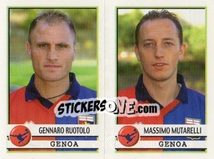 Sticker Ruotolo / Mutarelli  - Calciatori 2001-2002 n. 510 - Panini