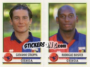 Sticker Stroppa / Boisfer  - Calciatori 2001-2002 n. 512 - Panini
