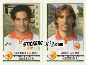 Figurina D'Alterio / Milana  - Calciatori 2001-2002 - Panini