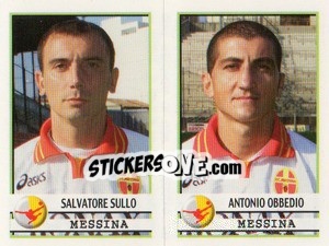 Cromo Sullo / Obbedio  - Calciatori 2001-2002 - Panini