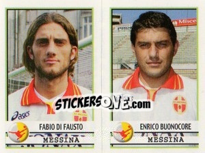 Figurina Di Fausto / Buonocore  - Calciatori 2001-2002 - Panini