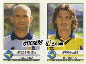 Sticker Ballotta / Mayer  - Calciatori 2001-2002 - Panini