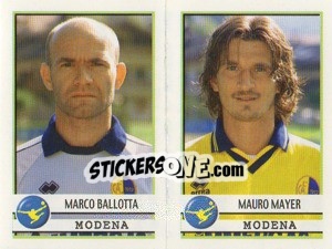 Sticker Ballotta / Mayer  - Calciatori 2001-2002 n. 523 - Panini