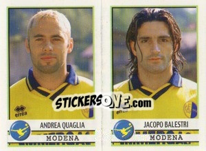Sticker Quaglia / Balestri  - Calciatori 2001-2002 - Panini