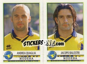 Sticker Quaglia / Balestri  - Calciatori 2001-2002 n. 526 - Panini