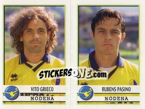 Sticker Grieco / Pasino  - Calciatori 2001-2002 n. 529 - Panini