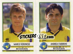 Sticker Veronese / Fabbrini  - Calciatori 2001-2002 n. 530 - Panini