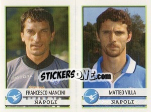 Cromo Mancini / Villa  - Calciatori 2001-2002 - Panini