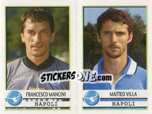 Sticker Mancini / Villa  - Calciatori 2001-2002 n. 532 - Panini