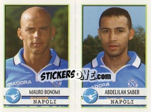 Sticker Bonomi / Saber  - Calciatori 2001-2002 n. 533 - Panini