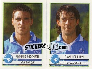 Sticker Bocchetti / Luppi  - Calciatori 2001-2002 n. 535 - Panini