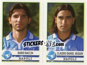 Figurina Baccin / Husain  - Calciatori 2001-2002 - Panini