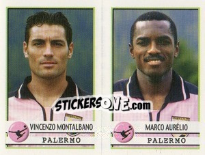 Sticker Montalbano / Marco Aurelio  - Calciatori 2001-2002 n. 542 - Panini