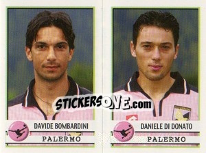 Cromo Bombardini / Di Donato  - Calciatori 2001-2002 - Panini