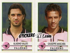Sticker Valoti / Mascara  - Calciatori 2001-2002 n. 548 - Panini