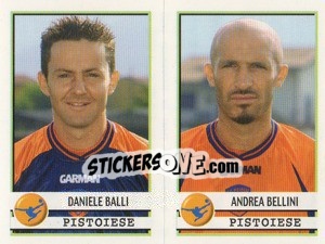 Sticker Balli / Bellini  - Calciatori 2001-2002 n. 550 - Panini