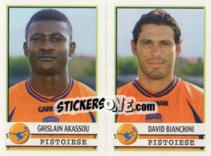 Sticker Akassou / Bianchini - Calciatori 2001-2002 n. 553 - Panini