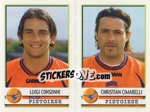 Sticker Consonni / Cimarelli  - Calciatori 2001-2002 - Panini