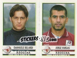 Sticker Belardi / Vargas  - Calciatori 2001-2002 n. 559 - Panini