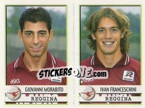 Sticker Morabito / Franceschini  - Calciatori 2001-2002 - Panini