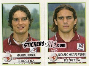 Sticker Jiranek / Veron  - Calciatori 2001-2002 n. 562 - Panini
