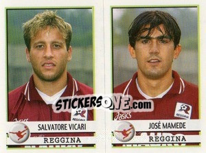 Sticker Vicari / Mamede  - Calciatori 2001-2002 - Panini