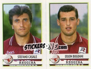 Sticker Casale / Bogdani  - Calciatori 2001-2002 n. 566 - Panini