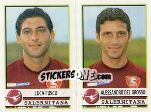 Sticker Fusco / Del Grosso  - Calciatori 2001-2002 - Panini