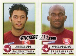 Sticker Tamburini / Zoro  - Calciatori 2001-2002 n. 571 - Panini