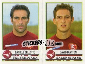 Sticker Bellotto / D'Antoni  - Calciatori 2001-2002 n. 573 - Panini