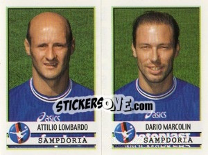 Sticker Lombardo / Marcolin  - Calciatori 2001-2002 n. 583 - Panini