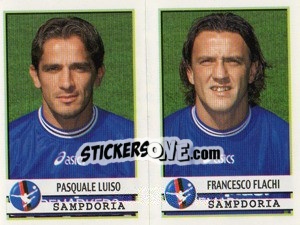 Sticker Luiso / Flachi  - Calciatori 2001-2002 n. 585 - Panini