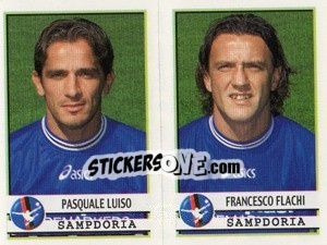 Figurina Luiso / Flachi  - Calciatori 2001-2002 - Panini