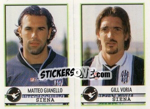 Sticker Gianello / Voria  - Calciatori 2001-2002 - Panini