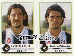 Cromo Caracciolo / Sciaccaluga  - Calciatori 2001-2002 - Panini