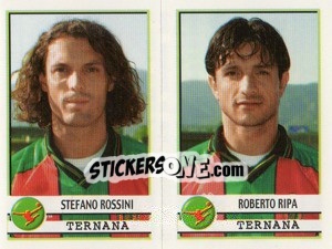Sticker Rossini / Ripa  - Calciatori 2001-2002 n. 596 - Panini
