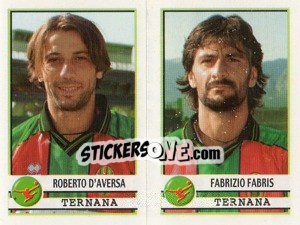 Sticker D'Aversa / Fabris  - Calciatori 2001-2002 n. 600 - Panini
