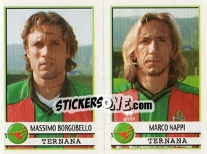 Figurina Borgobello / Nappi  - Calciatori 2001-2002 - Panini