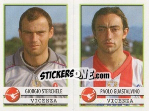 Sticker Sterchele / Guastalvino  - Calciatori 2001-2002 - Panini