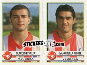 Sticker Rivalta / Della Morte  - Calciatori 2001-2002 n. 607 - Panini