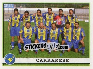 Sticker Carrarese (Squadra) - Calciatori 2001-2002 - Panini
