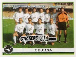 Figurina Cesena (Squadra) - Calciatori 2001-2002 - Panini
