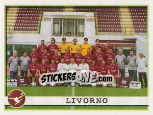 Figurina Livorno (Squadra) - Calciatori 2001-2002 - Panini